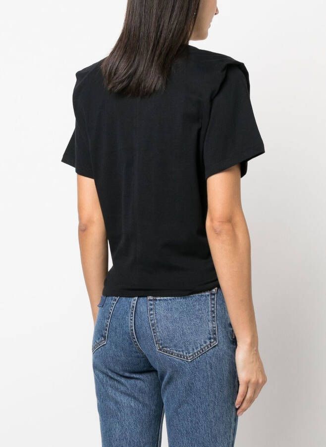 ISABEL MARANT T-shirt met gestrikte taille Zwart