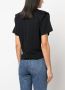 ISABEL MARANT T-shirt met gestrikte taille Zwart - Thumbnail 4