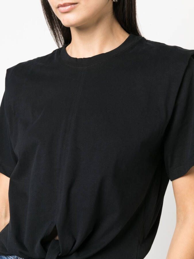 ISABEL MARANT T-shirt met gestrikte taille Zwart