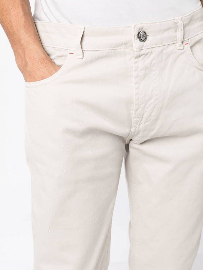 Isaia Slim-fit jeans Beige