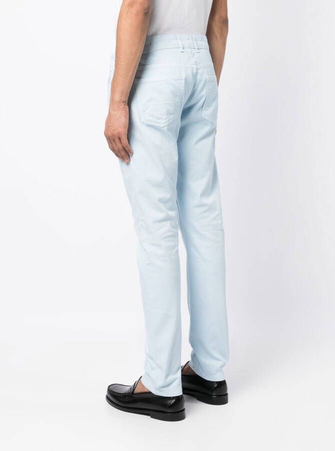 Isaia Slim-fit jeans Blauw