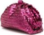 Isla Clutch met pailletten Roze - Thumbnail 3