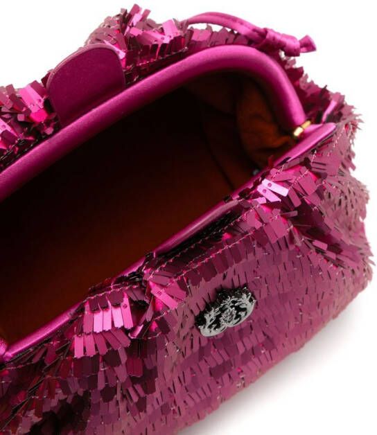Isla Clutch met pailletten Roze