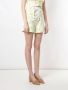 Isolda Shorts met bloemenprint Geel - Thumbnail 3
