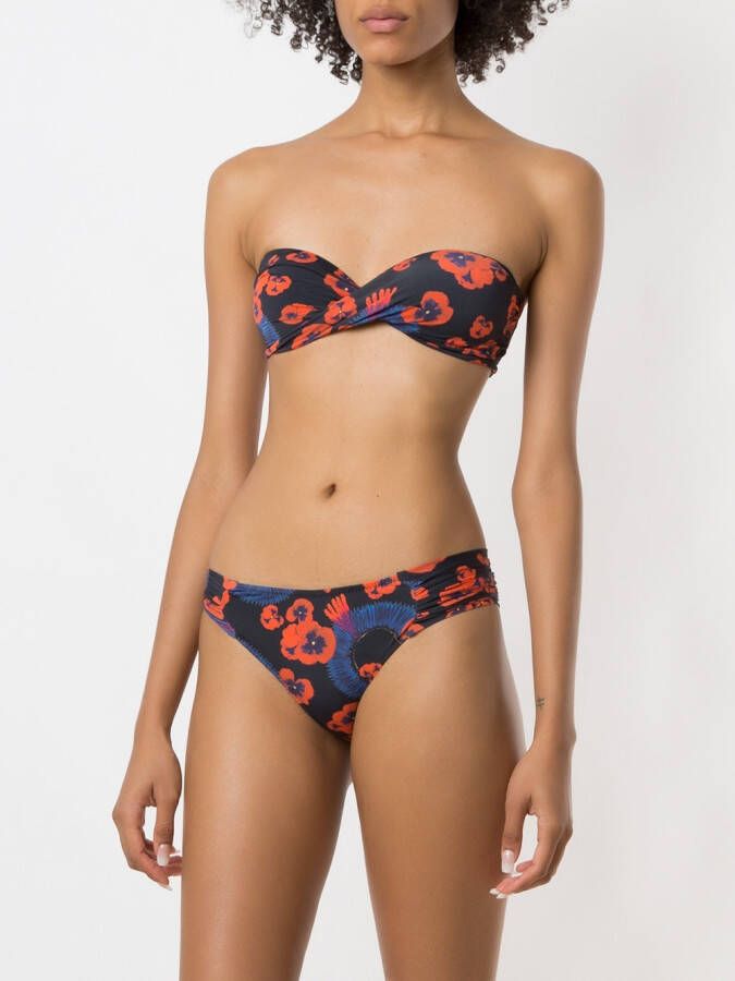 Isolda Bikini met print Blauw