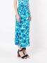 Isolda Gedraaide rok Blauw - Thumbnail 3