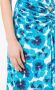 Isolda Gedraaide rok Blauw - Thumbnail 5
