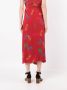 Isolda Gedraaide rok Rood - Thumbnail 4