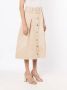 Isolda Virginia midi utility skirt Beige - Thumbnail 3
