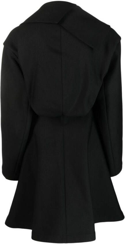Issey Miyake Oversized jas Zwart