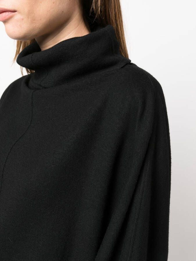 Issey Miyake Top met wijde mouwen Zwart