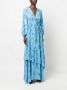 IVY OAK Maxi-jurk met bloemenprint Blauw - Thumbnail 3