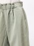 Izzue Bermuda shorts met elastische tailleband Groen - Thumbnail 5