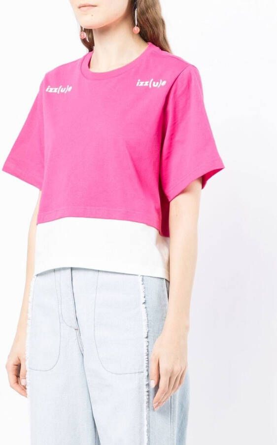 izzue Gelaagd T-shirt Roze