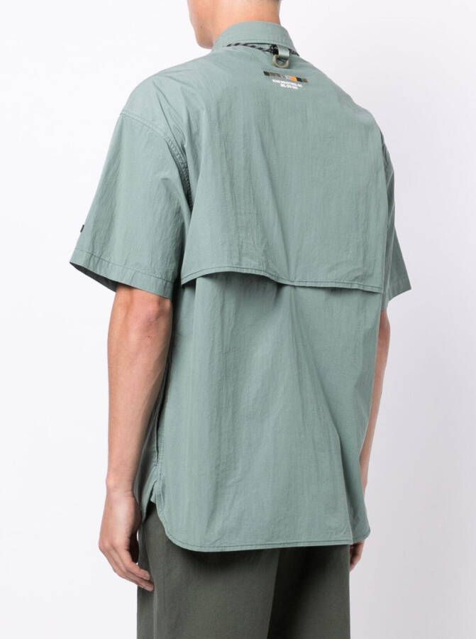 izzue Overhemd met meerdere zakken Groen