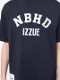 Izzue T-shirt met geborduurd logo Blauw - Thumbnail 5