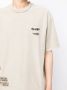 Izzue T-shirt met logopatch Beige - Thumbnail 5
