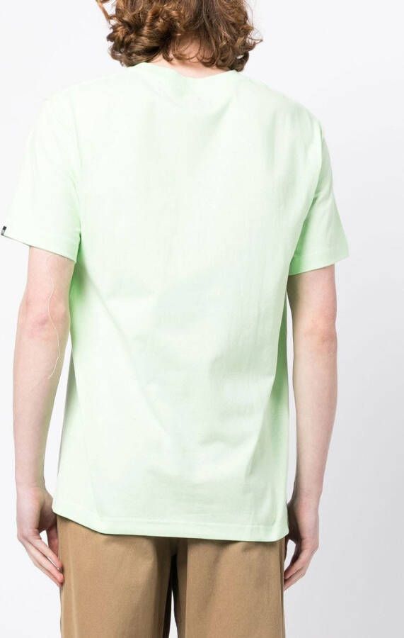 izzue T-shirt met logopatch Groen