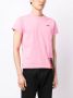 Izzue T-shirt met logopatch Roze - Thumbnail 3