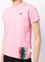 Izzue T-shirt met logopatch Roze - Thumbnail 5