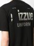 Izzue T-shirt met logopatch Zwart - Thumbnail 5
