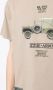 Izzue T-shirt met logoprint Bruin - Thumbnail 5