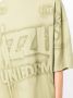 Izzue T-shirt met logoprint Groen - Thumbnail 5