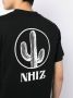 Izzue T-shirt met logoprint Zwart - Thumbnail 5