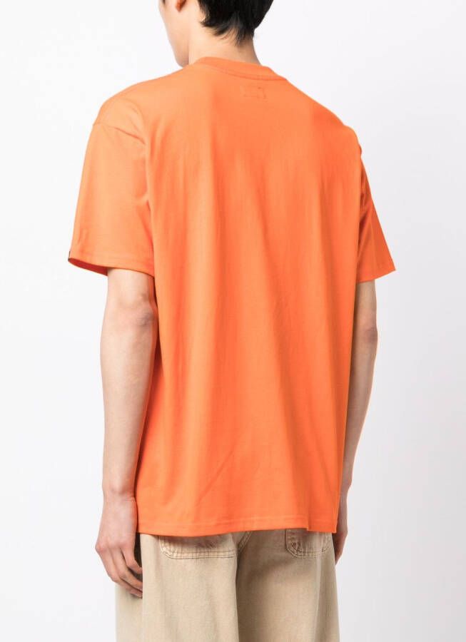 izzue T-shirt met patch Oranje