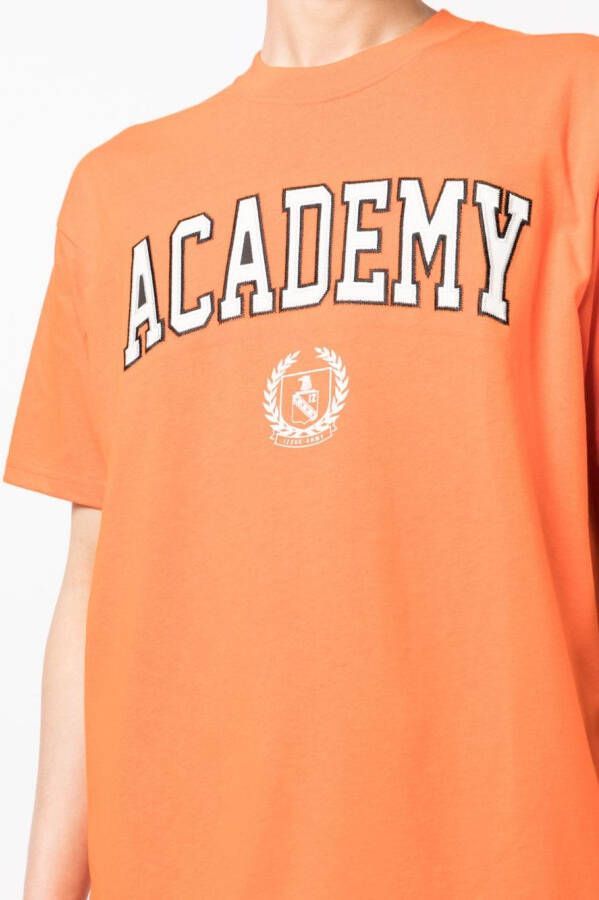 izzue T-shirt met patch Oranje