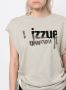 Izzue T-shirt met verfraaid logo Grijs - Thumbnail 5