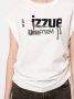 Izzue T-shirt met verfraaid logo Wit - Thumbnail 5