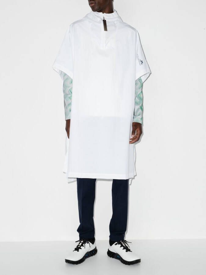 J Lindeberg Ripstop poncho Wit