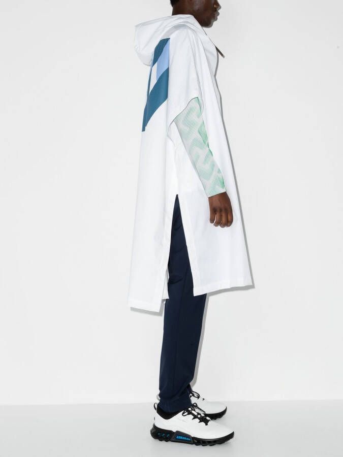 J Lindeberg Ripstop poncho Wit