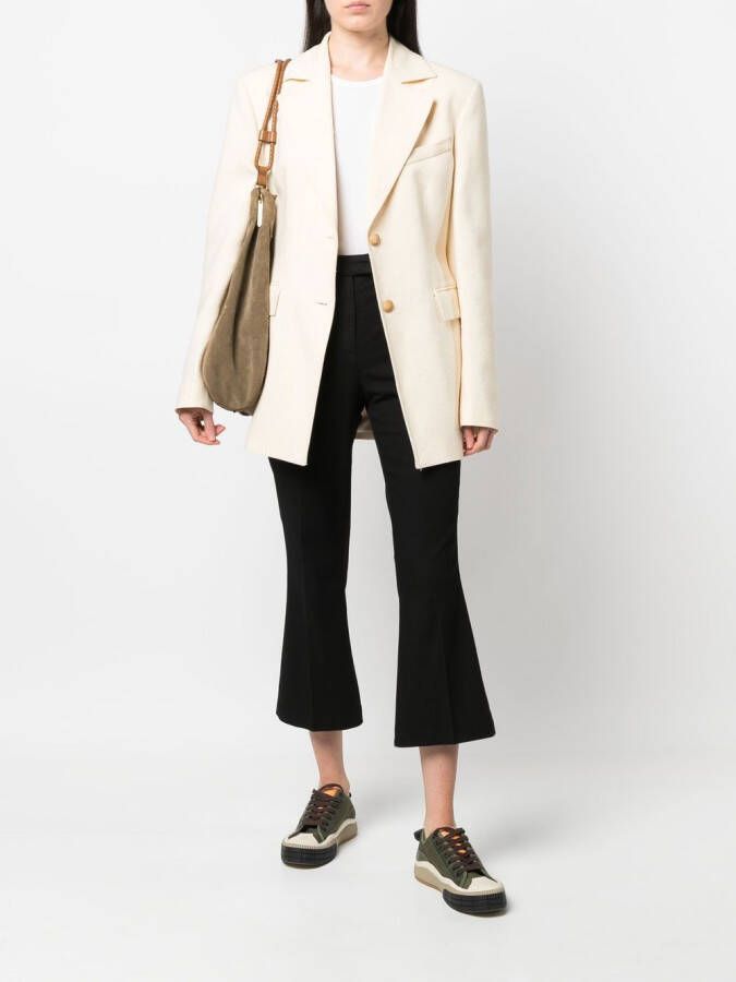 Jacob Cohën Cropped broek Zwart