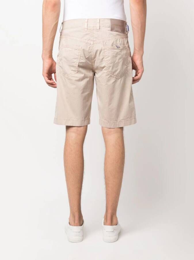 Jacob Cohën Bermuda shorts met logopatch Beige