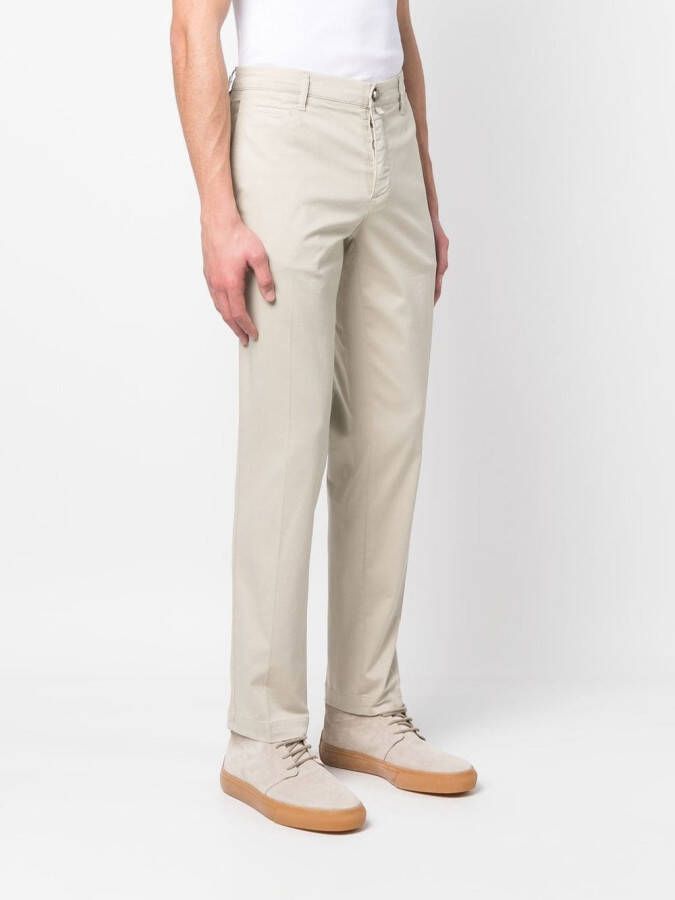 Jacob Cohën Chino met vier zakken Beige