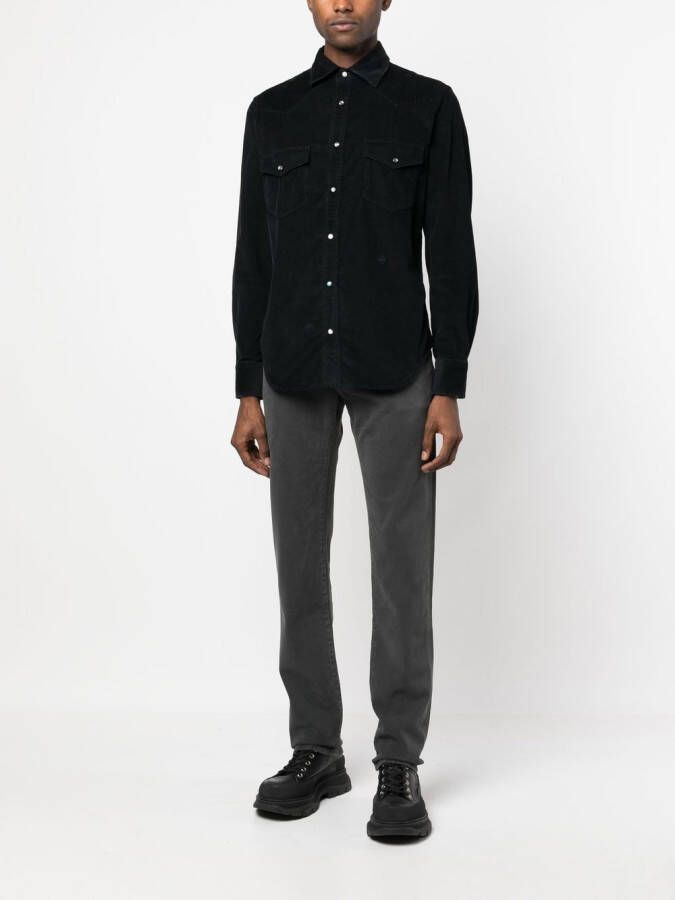 Jacob Cohën Denim overhemd Blauw