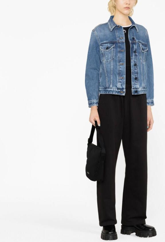 Jacob Cohën Denim jack Blauw