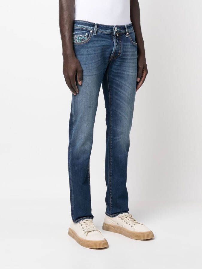 Jacob Cohën Slim-fit jeans Blauw