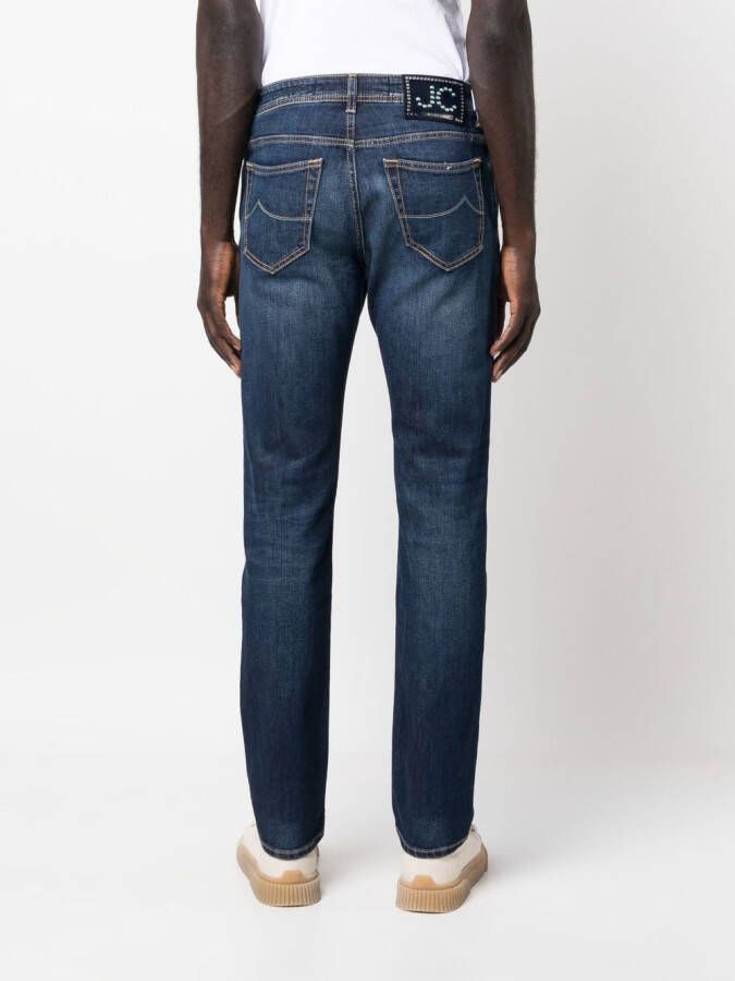 Jacob Cohën Slim-fit jeans Blauw