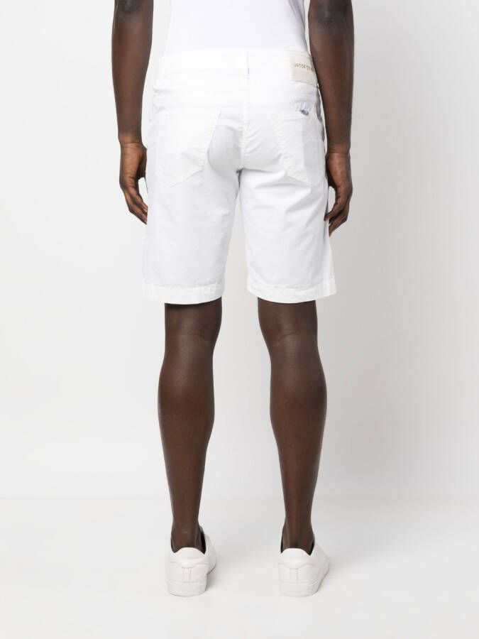 Jacob Cohën Shorts met logopatch Wit