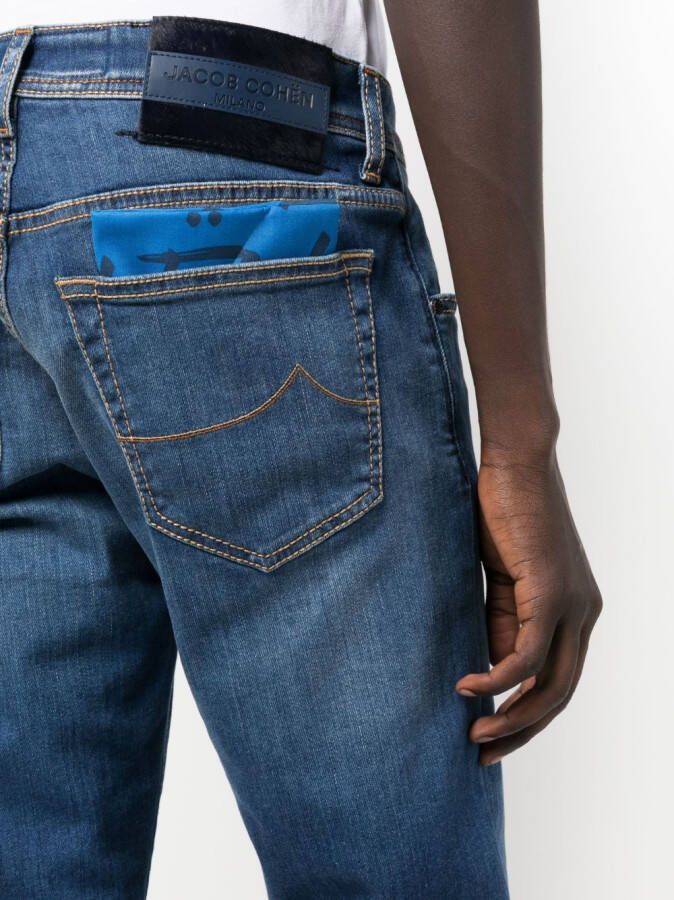 Jacob Cohën Slim-fit jeans Blauw