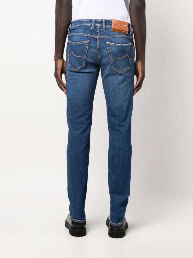 Jacob Cohën Slim-fit jeans Blauw