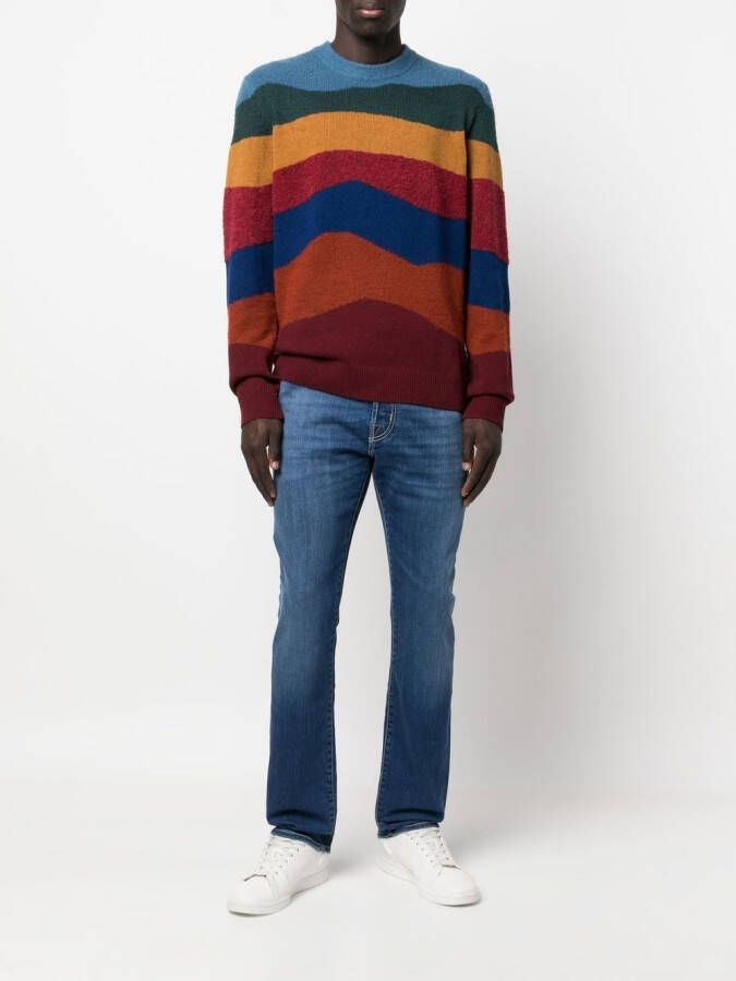 Jacob Cohën Jeans met contrasterend stiksel Blauw