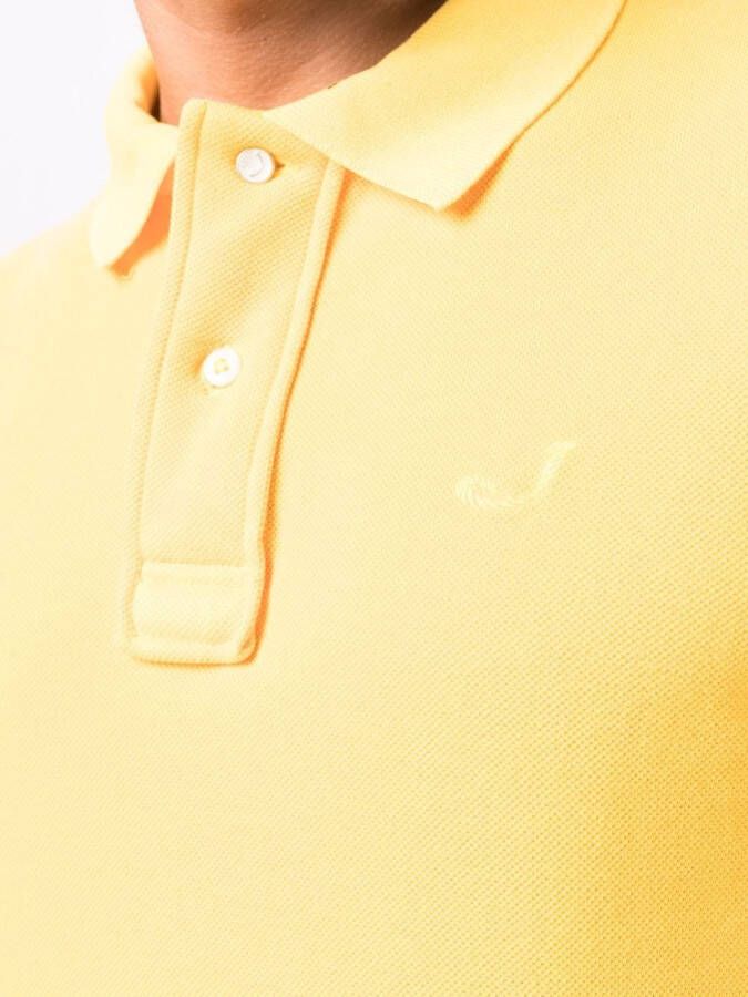 Jacob Cohën Katoenen poloshirt Geel