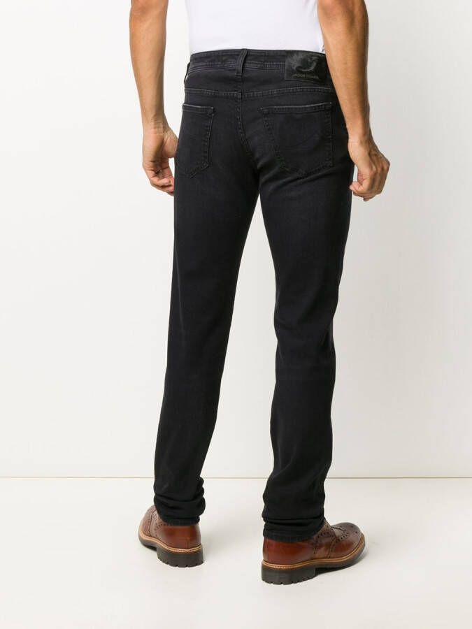 Jacob Cohën Slim-fit jeans Zwart