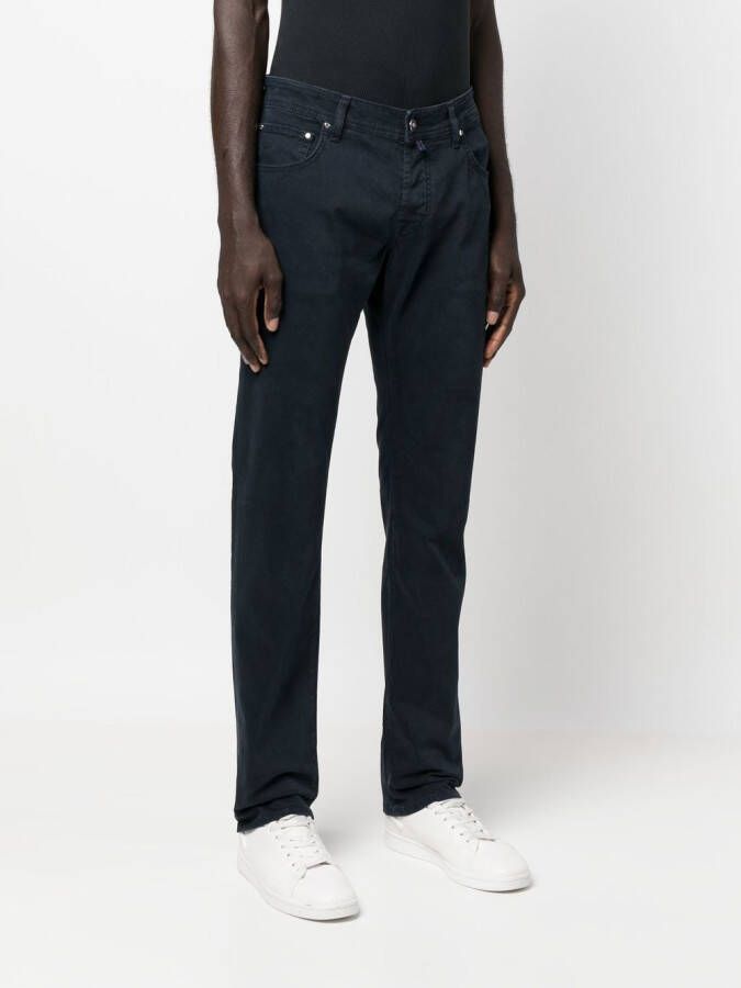 Jacob Cohën Straight broek Blauw