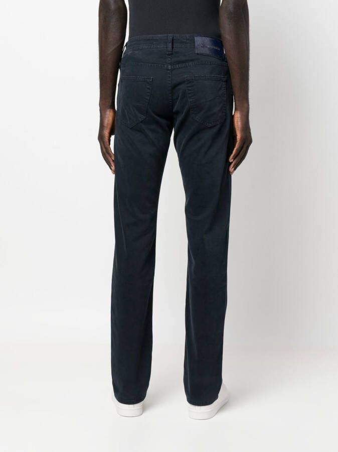 Jacob Cohën Straight broek Blauw