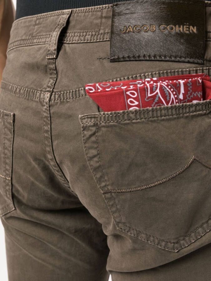 Jacob Cohën Straight broek Bruin